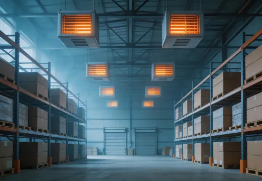 Cold chain heating application